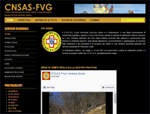 Tablet Screenshot of cnsas-fvg.it